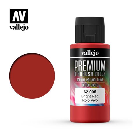 Красная яркая. Краска акрил-уретановая Vallejo Premium