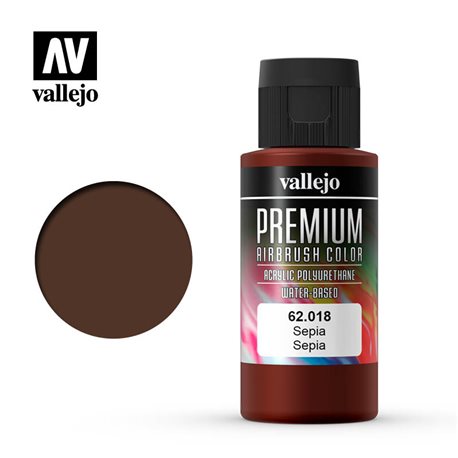 Сепия. Краска акрил-уретановая Vallejo Premium