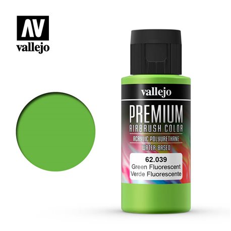 Зеленый флуор.Краска акрил-уретановая Vallejo Premium