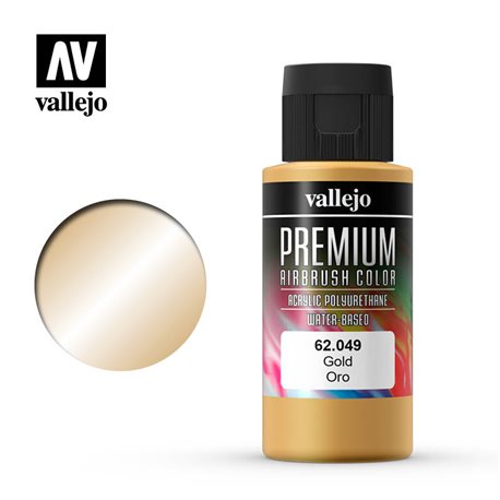 Золото.Краска акрил-уретановая Vallejo Premium