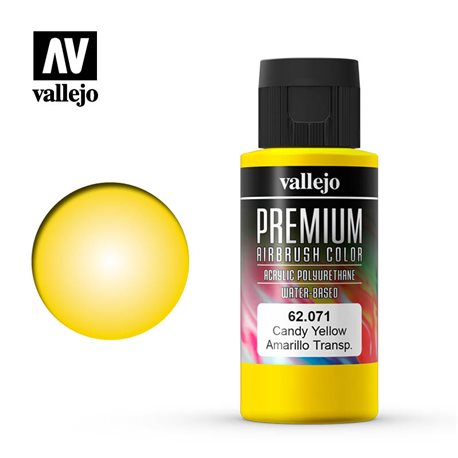 Желтый candy.Краска акрил-уретановая Vallejo Premium
